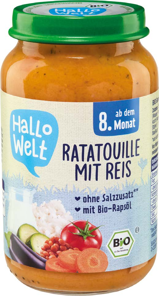 Ratatouille mit Reis Angebote von Hallo Welt bei Netto Marken-Discount Hagen für 1,05 €